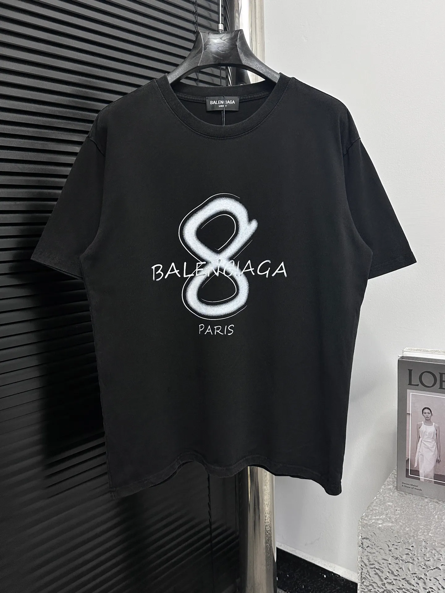 ￼ 【BALENCIAG*】 25ss New Arrival 。 Retro Same Style 280 Classic Same Style ：Black White Size：S-XL